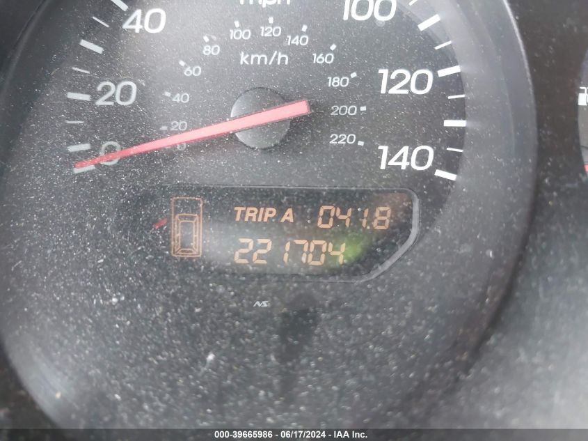 2001 Acura Mdx VIN: 2HNYD18221H531694 Lot: 39665986