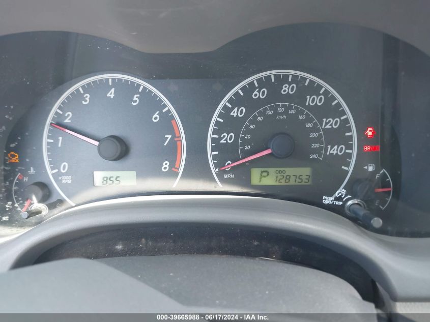 2009 Toyota Corolla Le/S/Xle VIN: 1NXBU40E39Z002780 Lot: 39665988