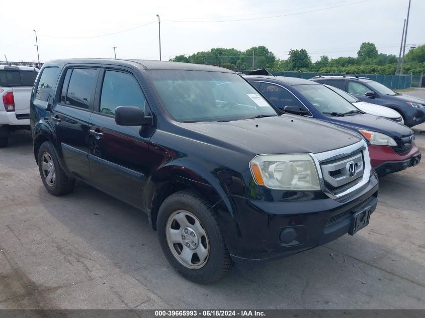 2011 Honda Pilot Lx VIN: 5FNYF4H25BB014429 Lot: 39665993