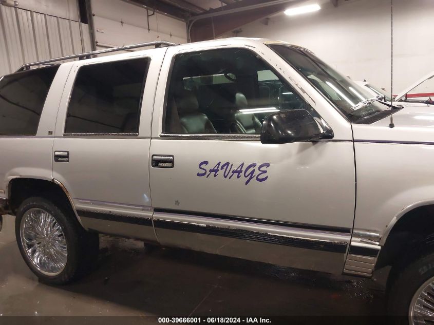 1996 Chevrolet Tahoe K1500 VIN: 1GNEK13R3TJ315624 Lot: 39666001