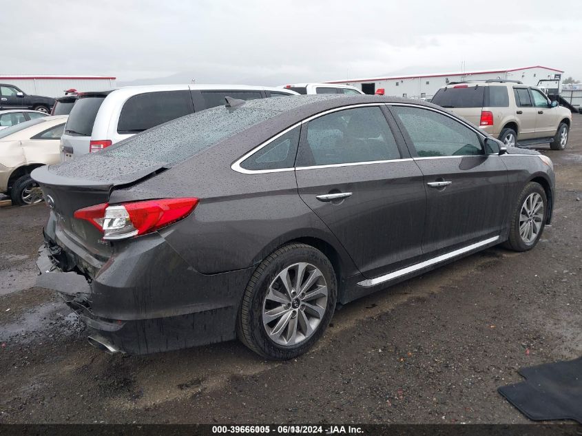 2017 Hyundai Sonata Sport VIN: 5NPE34AF2HH596072 Lot: 39666005