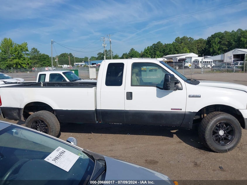 2007 Ford F250 Super Duty VIN: 1FTSX21P07EA96950 Lot: 39666017