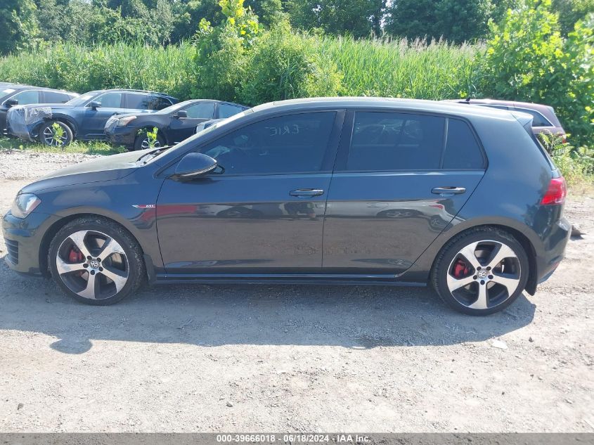 3VW547AU4FM091717 2015 Volkswagen Golf Gti 2.0T Autobahn W/Performance Package 4-Door