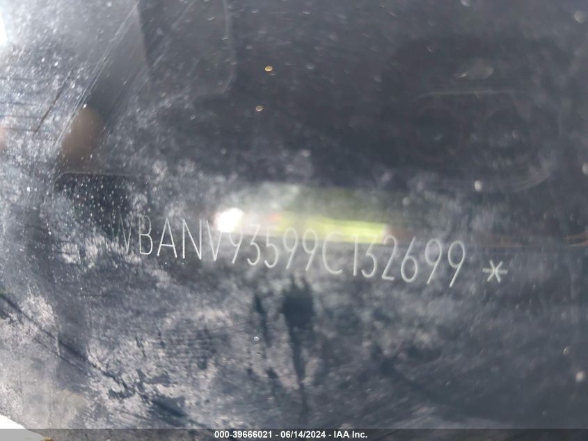 2009 BMW 535I xDrive VIN: WBANV93599C132699 Lot: 39666021