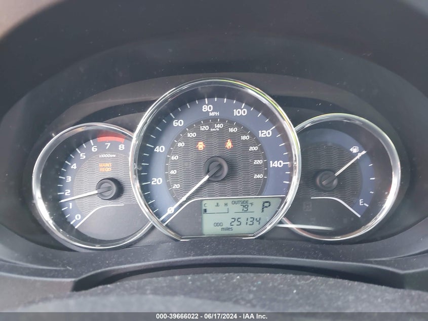 2016 Toyota Corolla Le VIN: 2T1BURHE2GC614582 Lot: 39666022