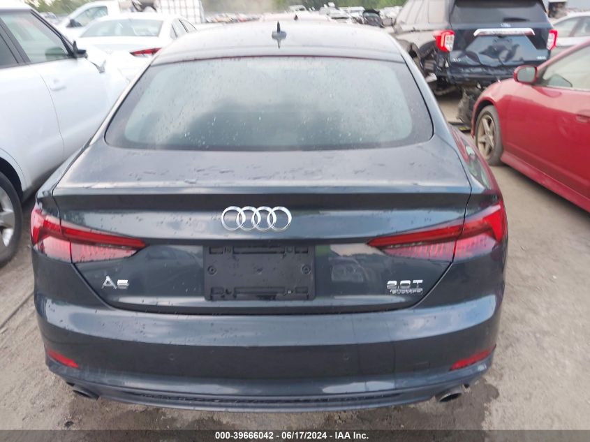 2018 Audi A5 2.0T Premium VIN: WAUENCF56JA055802 Lot: 39666042