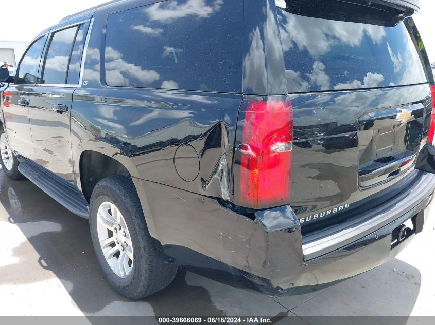 2015 Chevrolet Suburban 1500 Ls VIN: 1GNSCHEC7FR644351 Lot: 39666069