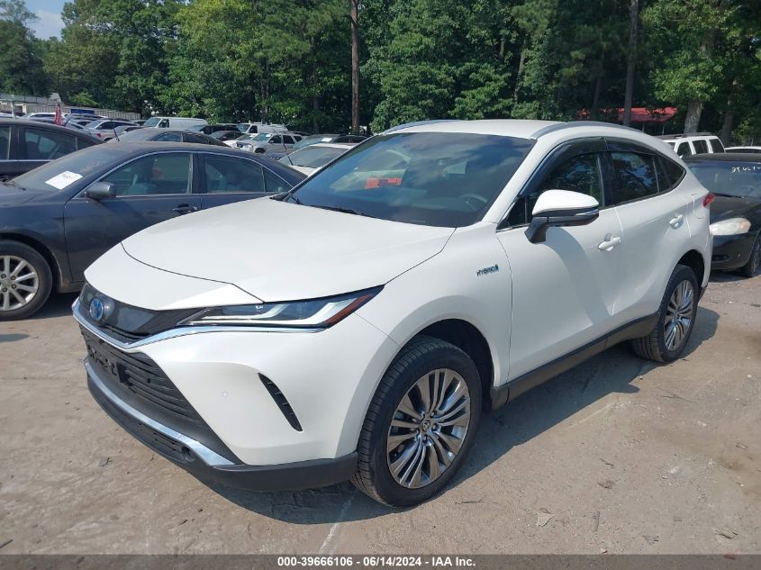 VIN JTEAAAAH0MJ055166 2021 TOYOTA VENZA LIMITED
