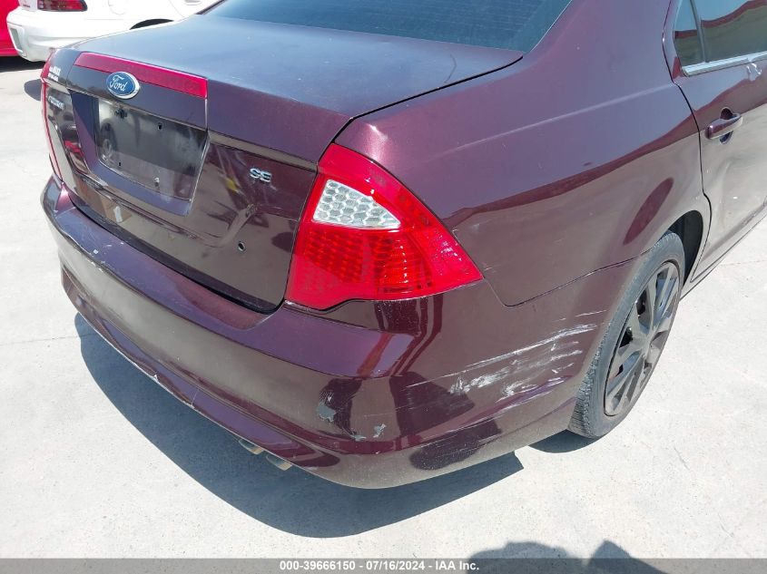 2011 Ford Fusion Se VIN: 3FAHP0HA2BR280380 Lot: 39666150