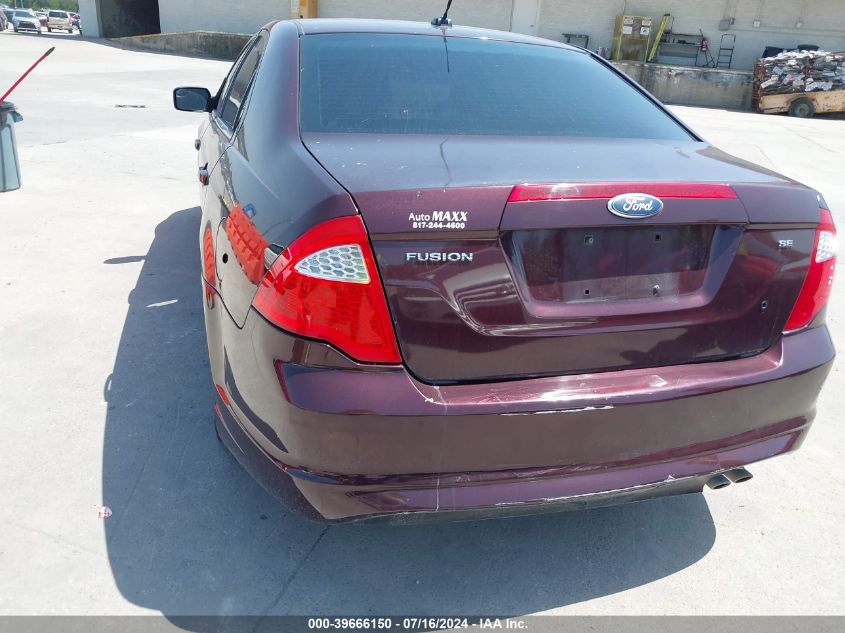 2011 Ford Fusion Se VIN: 3FAHP0HA2BR280380 Lot: 39666150
