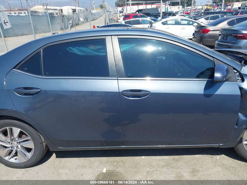 2015 Toyota Corolla Le Eco Premium VIN: 5YFBPRHE1FP287453 Lot: 39666161