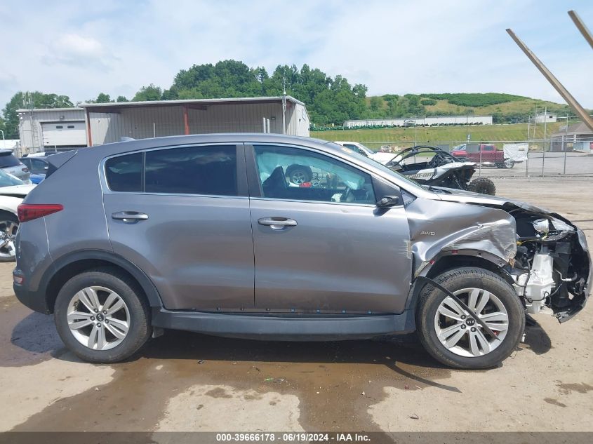 2017 Kia Sportage Lx VIN: KNDPMCAC3H7256200 Lot: 39666178