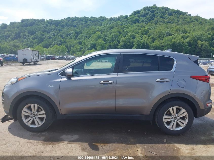 2017 Kia Sportage Lx VIN: KNDPMCAC3H7256200 Lot: 39666178