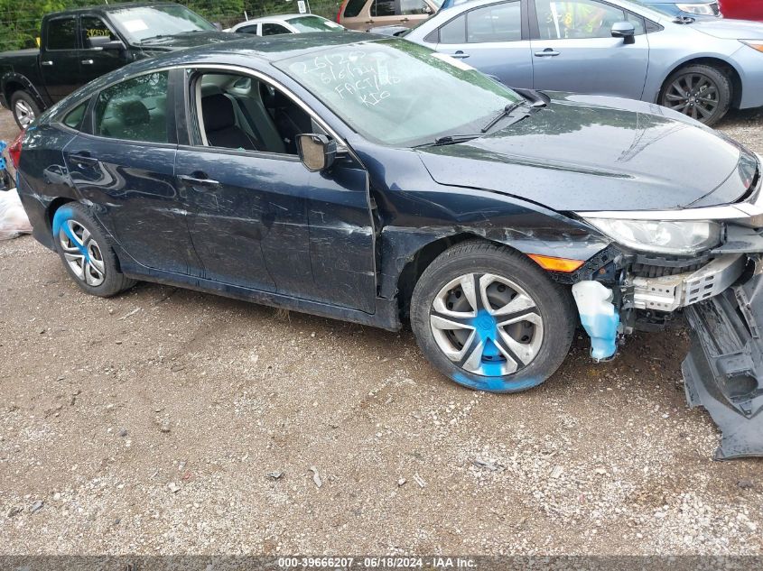 2018 Honda Civic Lx VIN: 19XFC2F52JE020730 Lot: 39666207