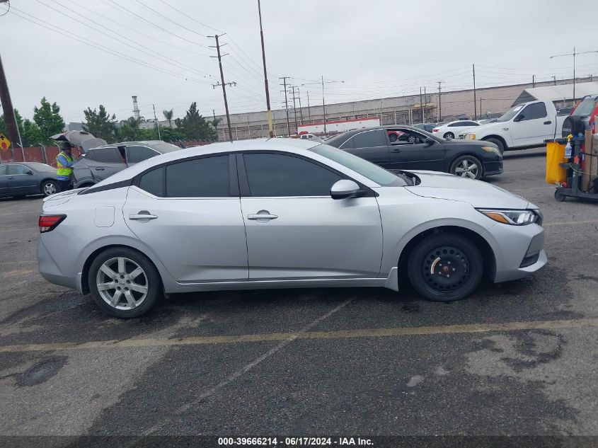 2021 Nissan Sentra S Xtronic Cvt VIN: 3N1AB8BV7MY244961 Lot: 39666214