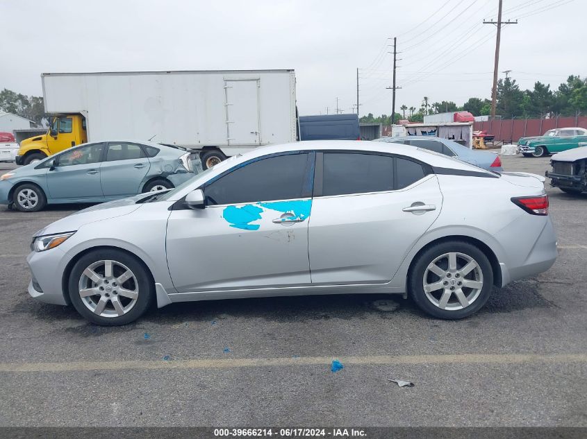 2021 Nissan Sentra S Xtronic Cvt VIN: 3N1AB8BV7MY244961 Lot: 39666214