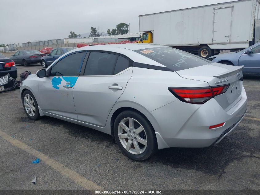 2021 Nissan Sentra S Xtronic Cvt VIN: 3N1AB8BV7MY244961 Lot: 39666214