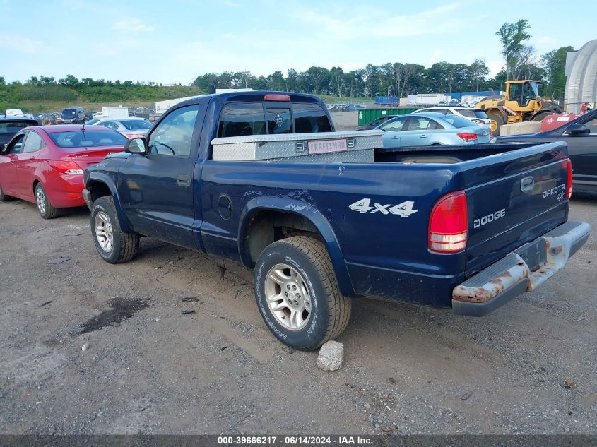 1D7GG16K14S534018 | 2004 DODGE DAKOTA