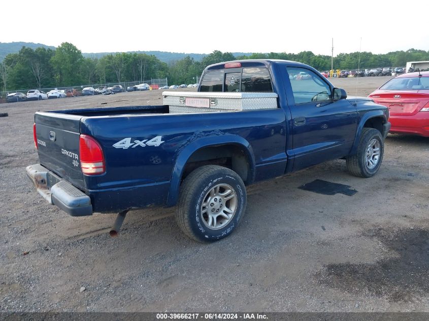 1D7GG16K14S534018 | 2004 DODGE DAKOTA