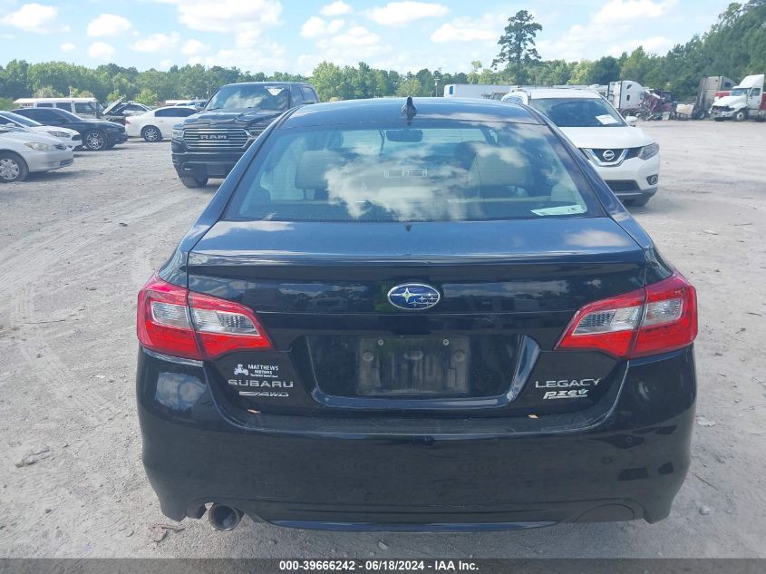 2017 Subaru Legacy 2.5I Limited VIN: 4S3BNAN68H3037904 Lot: 39666242