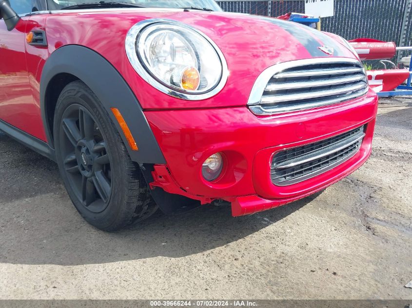 2012 Mini Cooper VIN: WMWSU3C59CT542994 Lot: 39666244