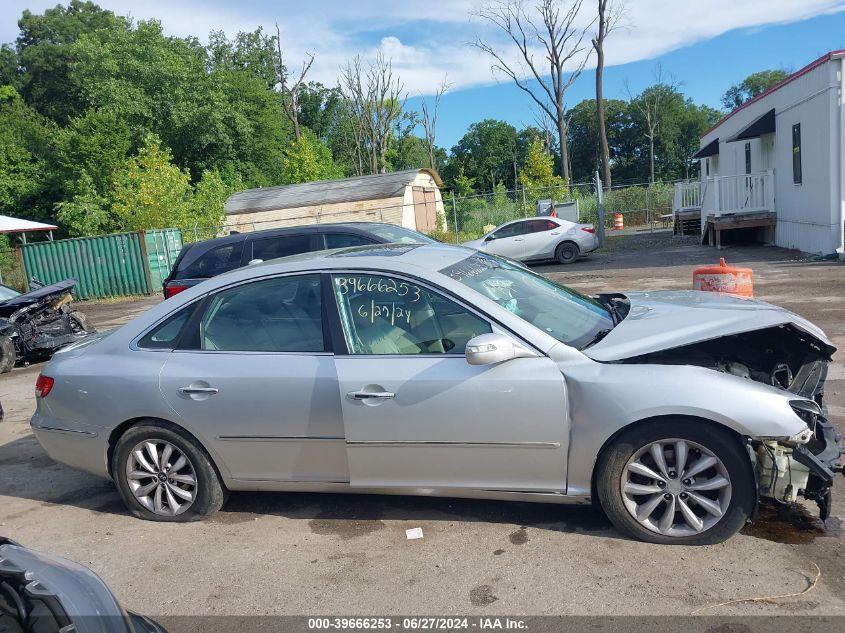 2008 Hyundai Azera Se/Limited VIN: KMHFC46F68A253166 Lot: 39666253