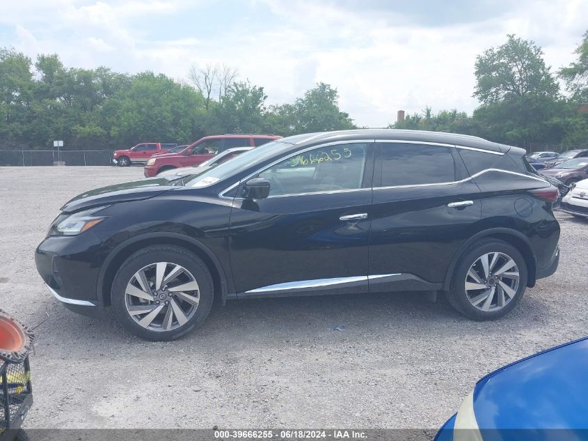 2020 Nissan Murano Sl Intelligent Awd VIN: 5N1AZ2CS9LN161341 Lot: 39666255