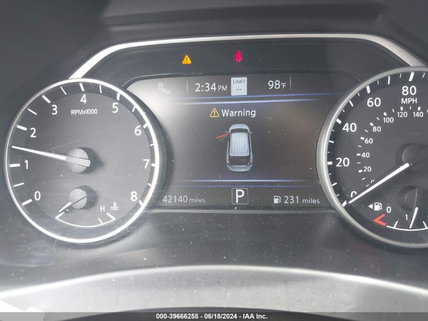 2020 Nissan Murano Sl Intelligent Awd VIN: 5N1AZ2CS9LN161341 Lot: 39666255