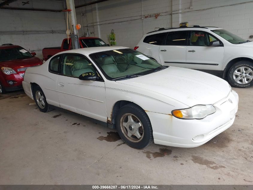 2004 Chevrolet Monte Carlo Ls VIN: 2G1WW12EX49314895 Lot: 39666287