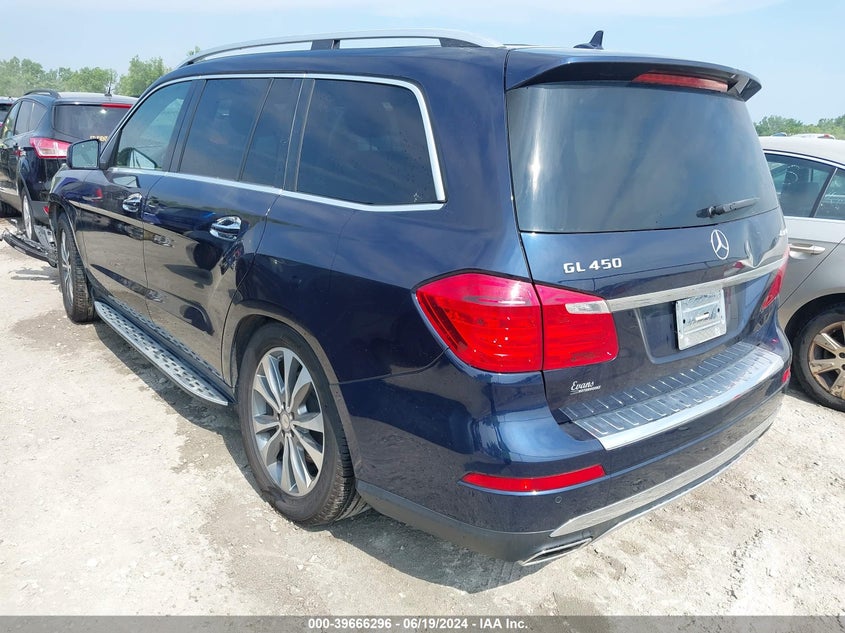 2015 Mercedes-Benz Gl 450 4Matic VIN: 4JGDF6EE4FA505528 Lot: 39666296