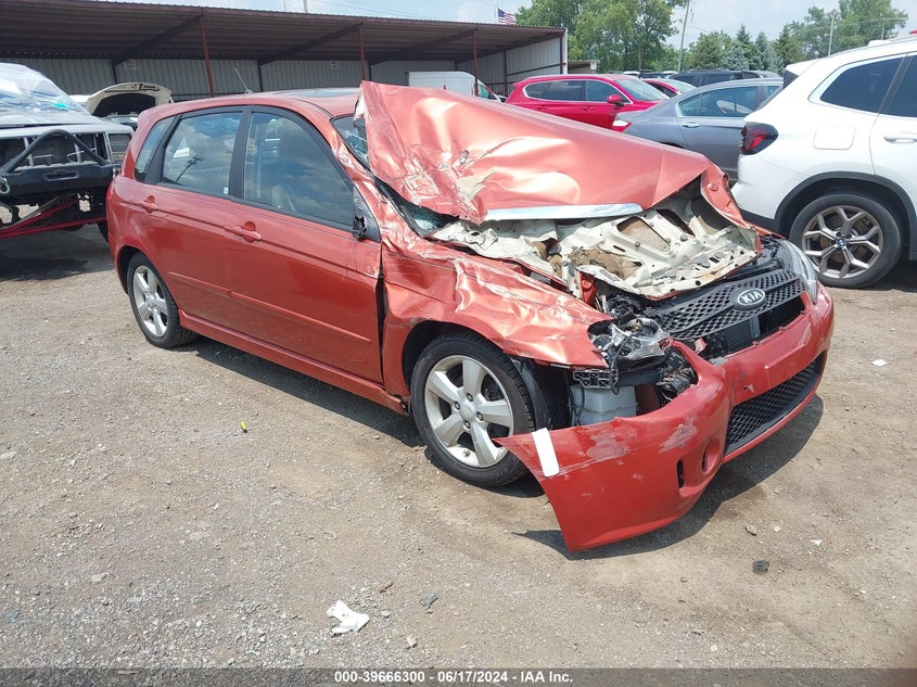 2008 Kia Spectra5 Sx VIN: KNAFE162685016306 Lot: 39666300