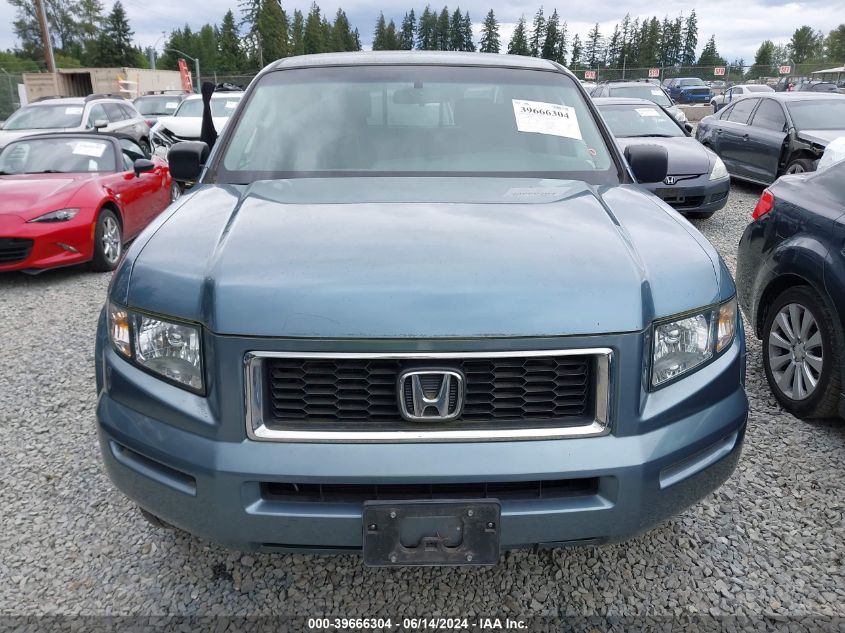 2007 Honda Ridgeline Rtx VIN: 2HJYK16387H512966 Lot: 39666304