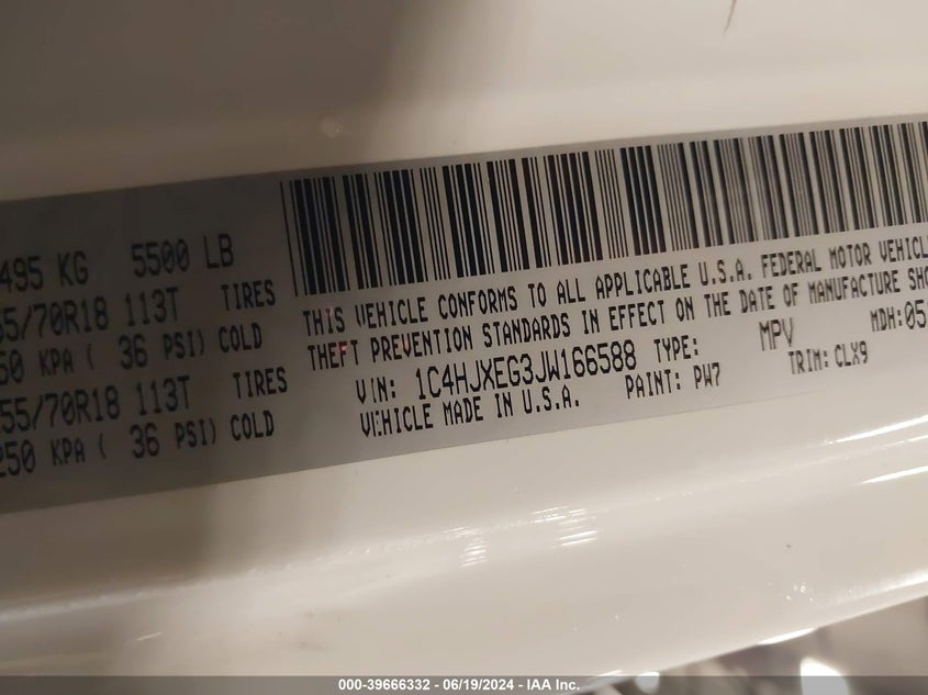 2018 JEEP WRANGLER UNLIMITED SAHARA 4X4 - 1C4HJXEG3JW166588