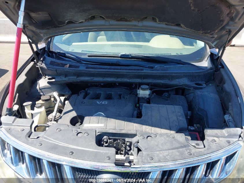 2009 Nissan Murano Le VIN: JN8AZ18WX9W120816 Lot: 39666341