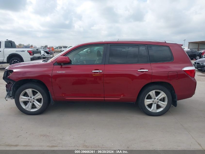 2008 Toyota Highlander Limited VIN: JTEES42A582055312 Lot: 39666361