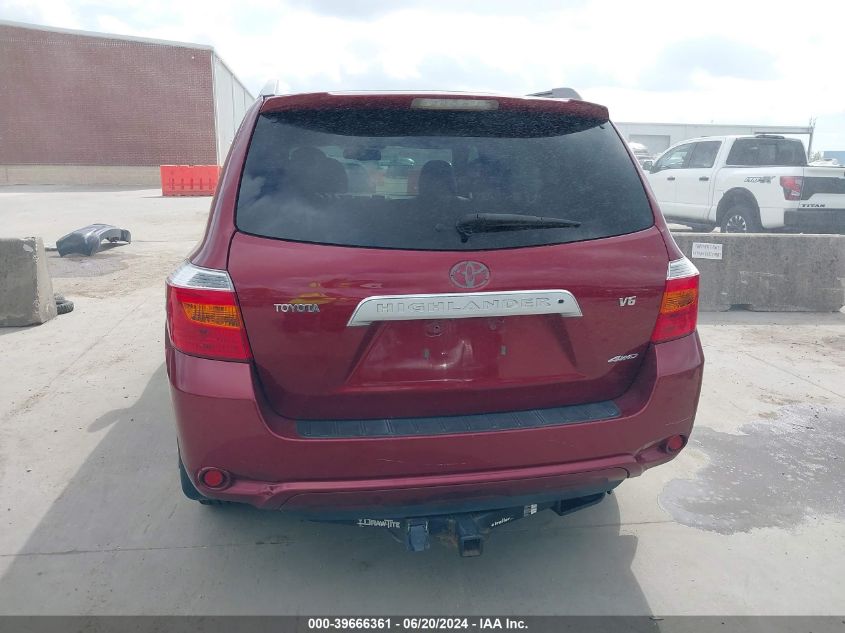 2008 Toyota Highlander Limited VIN: JTEES42A582055312 Lot: 39666361