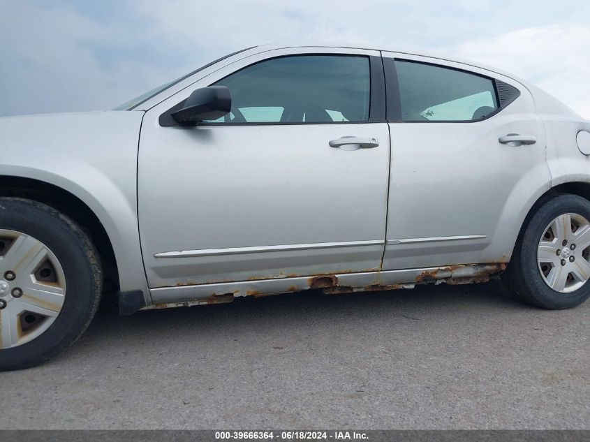 2008 Dodge Avenger Se VIN: 1B3LC46J18N252660 Lot: 39666364