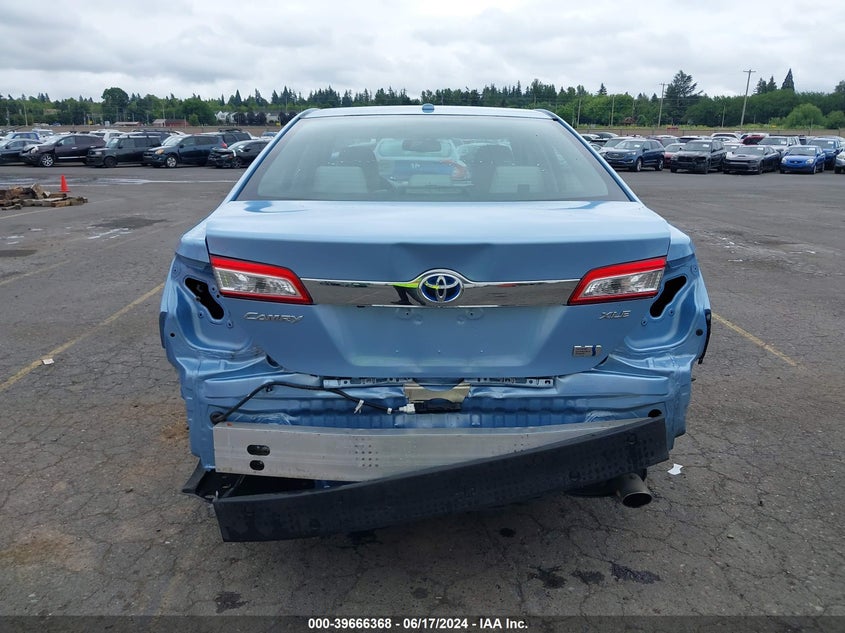 2012 Toyota Camry Hybrid Xle VIN: 4T1BD1FK0CU050045 Lot: 39666368