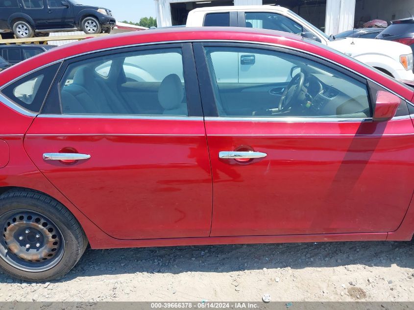 2013 Nissan Sentra Sv VIN: 3N1AB7AP9DL673996 Lot: 39666378