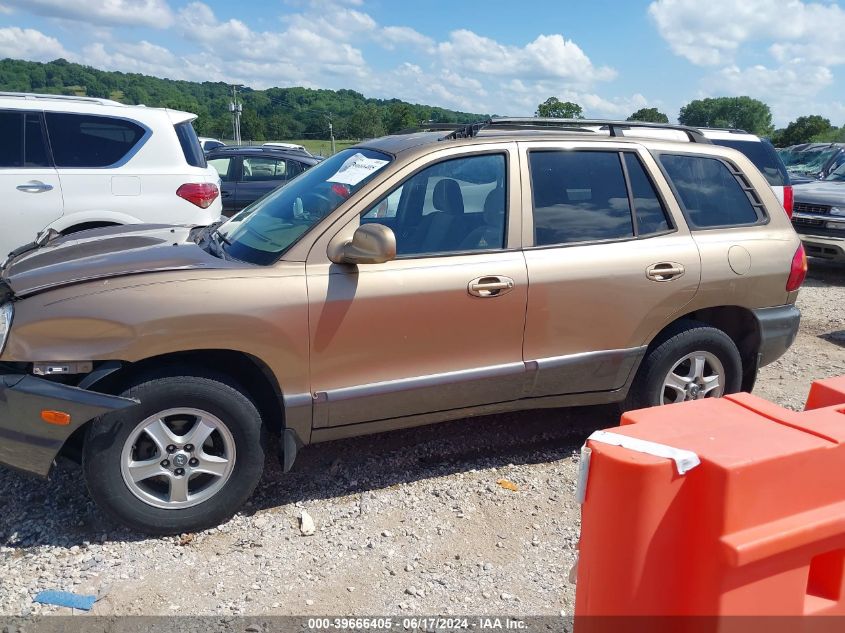2004 Hyundai Santa Fe VIN: KM8SB12B74U690587 Lot: 39666405