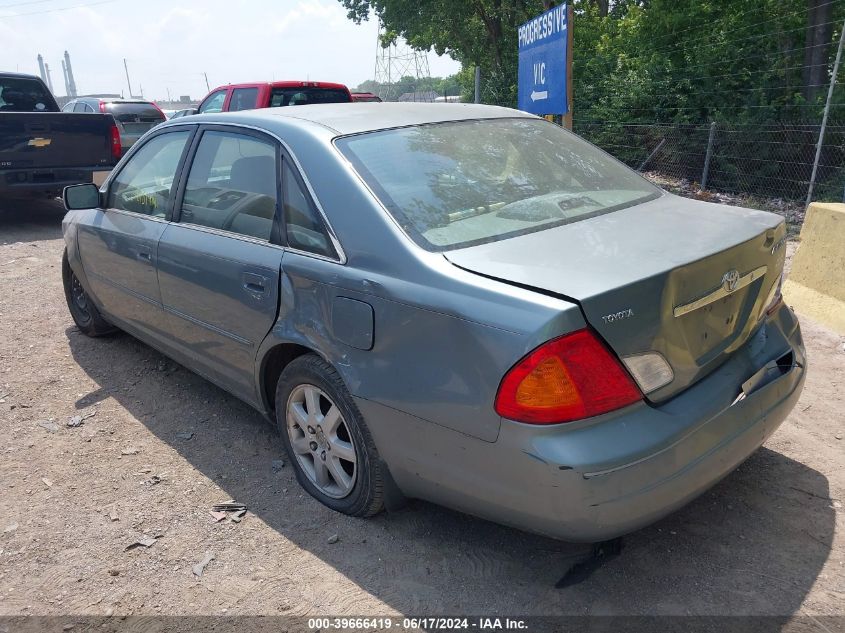 2000 Toyota Avalon Xls VIN: 4T1BF28B2YU050780 Lot: 39666419