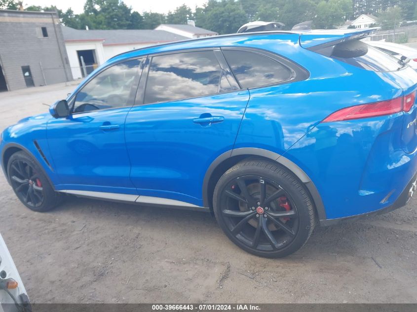 2020 Jaguar F-Pace Svr P550 Awd Automatic VIN: SADCZ2EE8LA621427 Lot: 39666443