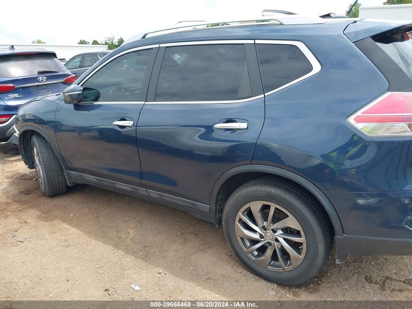 2015 Nissan Rogue Sl VIN: 5N1AT2MT5FC900262 Lot: 39666468