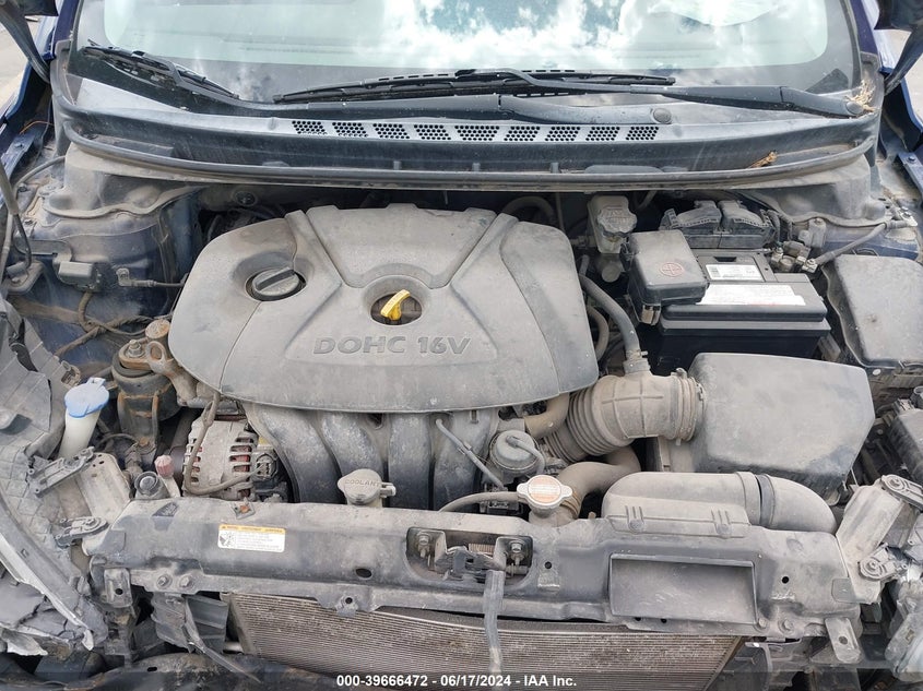 2012 Hyundai Elantra Gls VIN: 5NPDH4AE0CH134011 Lot: 39666472