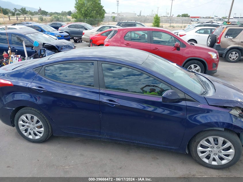2012 Hyundai Elantra Gls VIN: 5NPDH4AE0CH134011 Lot: 39666472