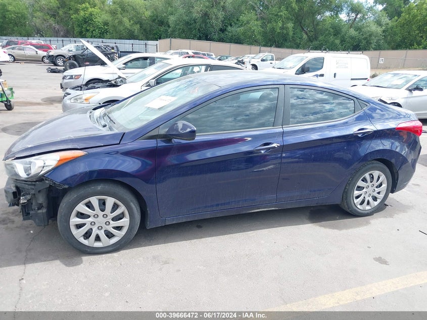 2012 Hyundai Elantra Gls VIN: 5NPDH4AE0CH134011 Lot: 39666472