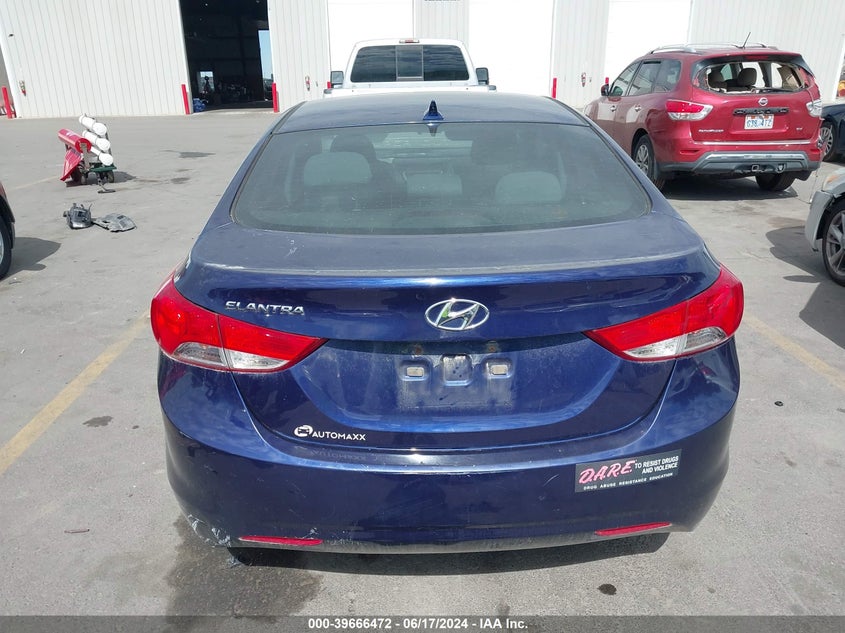 2012 Hyundai Elantra Gls VIN: 5NPDH4AE0CH134011 Lot: 39666472
