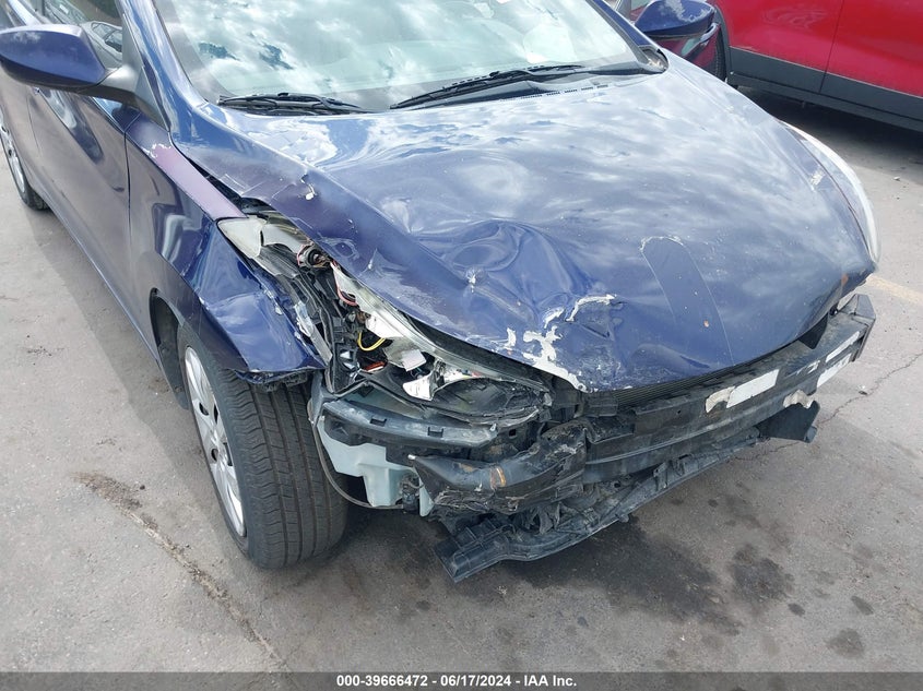 2012 Hyundai Elantra Gls VIN: 5NPDH4AE0CH134011 Lot: 39666472