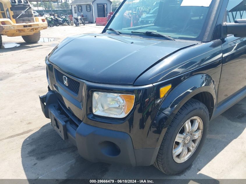 2006 Honda Element Ex-P VIN: 5J6YH27776L019494 Lot: 39666479