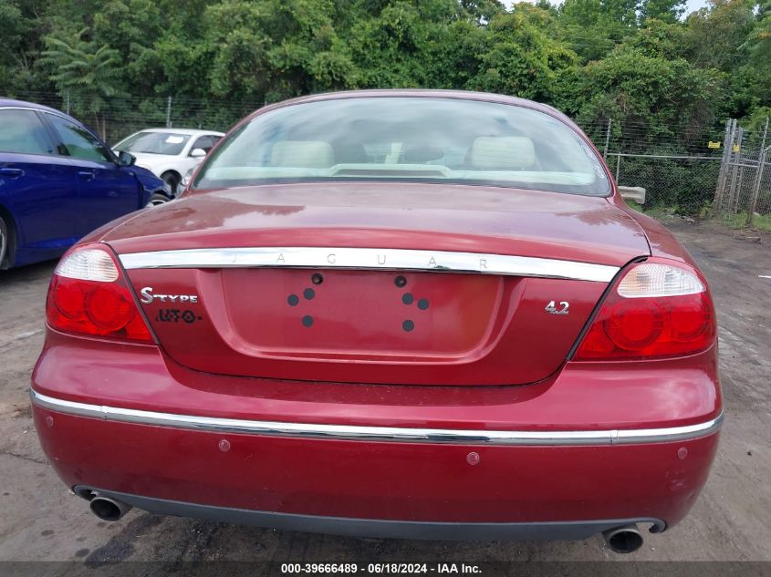 2006 Jaguar S-Type 4.2L V8 VIN: SAJWA01B96HN59971 Lot: 39666489